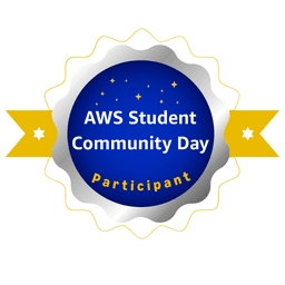 AWS Student Community Day Participant Credly Badge